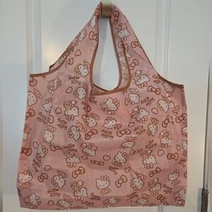 Hello Kitty Pink Tote Shopping Bag